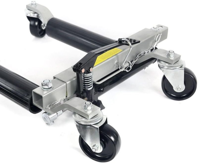 Stark Set of (4) Wheel Dolly Car Skates Vehicle Positioning Hydraulic Tire Jack Truck Rv Trailer Pick Up Dolly Ratcheting Foot Pedal, 1500LBS - Image 4