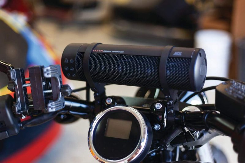 Road Thunder Weather Resistant Motorcycle Sound Bar Plus: 300 Watt Handlebar Mounted Audio Speakers with Bluetooth, USB Power Charger, Satin Black - Image 11