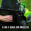 Greenworks 40V Cordless Lawn Mower, 16′′ Deck, 4.0Ah Battery & Charger Included, Lightweight, 5-Position Height Adjustment - Image 6