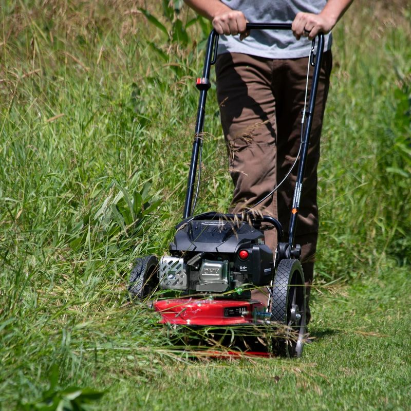 Walk Behind String Mower With 160cc Viper 4-Cycle Engine, 22 ?Cutting Diameter, 14 ?Never-Go-Flat Wheels, Easy Assembly, Adjustable Handlebar, Model # 40314 - Image 4