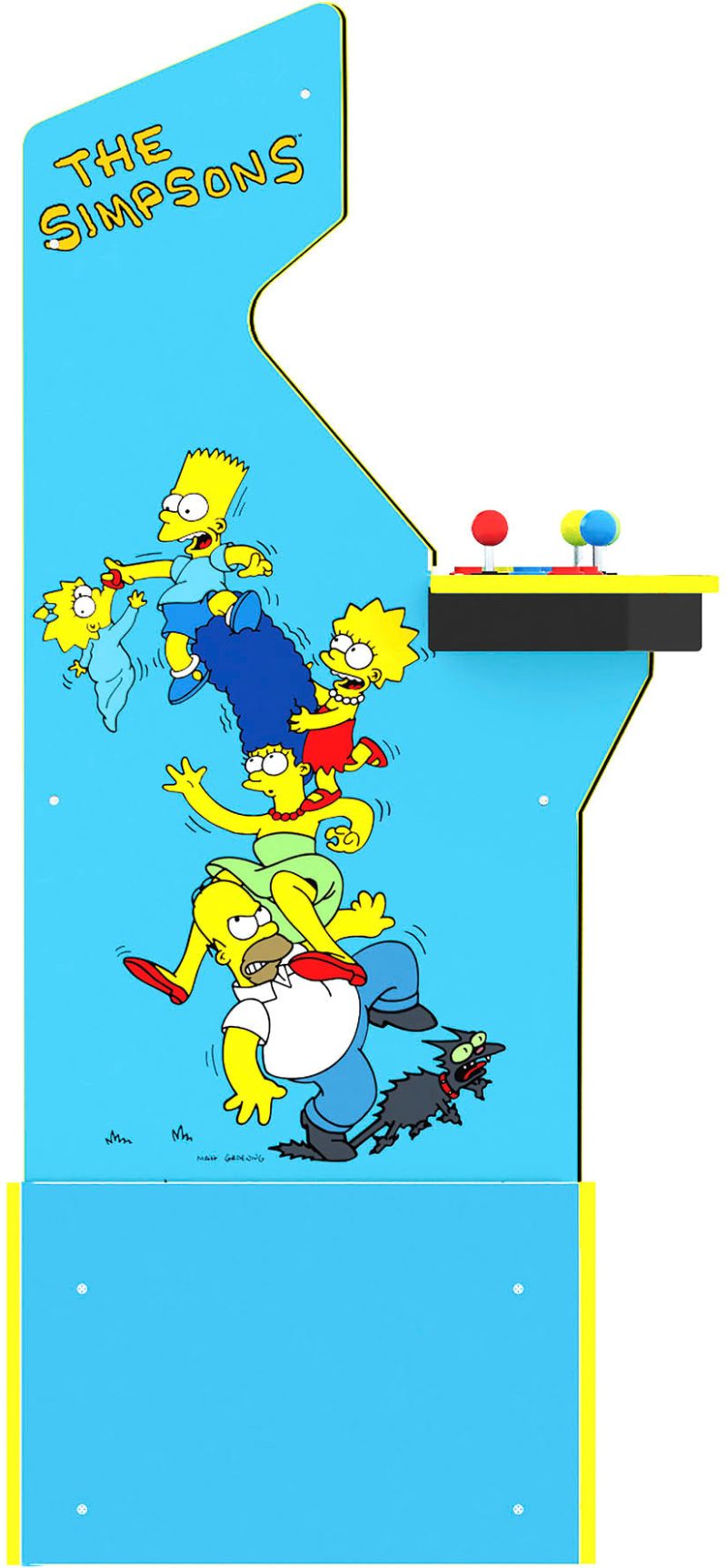 Arcade1Up – The Simpsons 30th Edition Arcade with Stool and Tin – Multi - Image 4