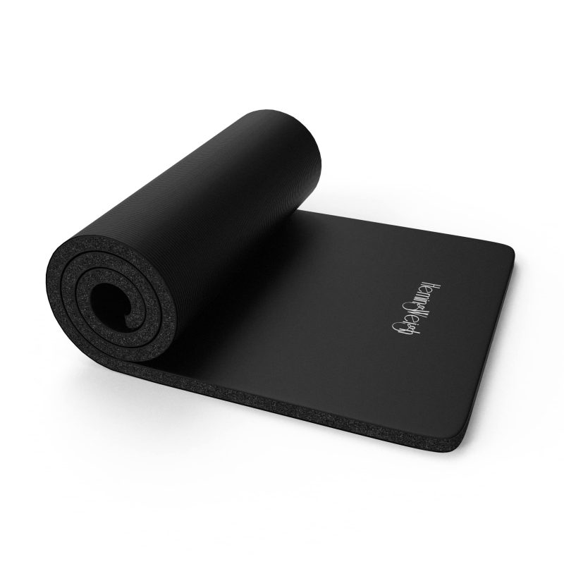 HemingWeigh 1 inch Thick Yoga Mat, Extra Thick, Non Slip Exercise Mat for Indoor and Outdoor Use - Image 2