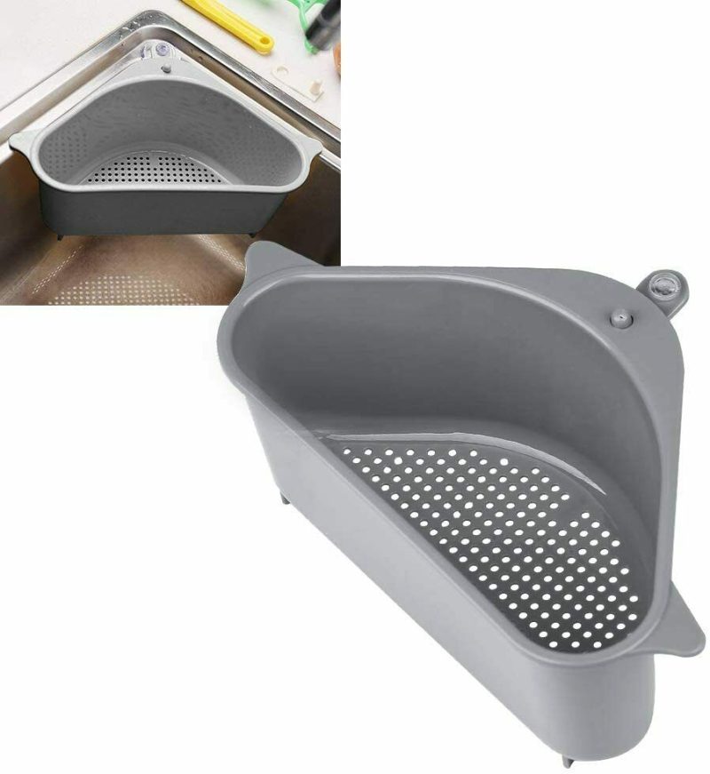 2PC Sink Drain Filter, Sponge Storage, Strainer, Basket And Organizer - Image 7