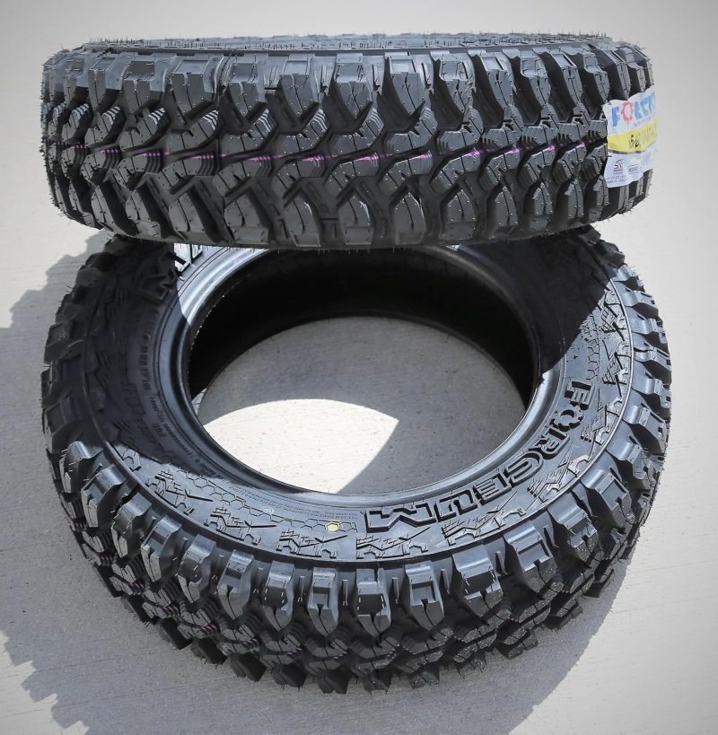 Set of 4 (FOUR) Forceum M/T 08 Plus Mud Off-Road Light Truck Radial Tires-165/80R13 165/80/13 165/80-13 94/93Q Load Range D LRD 8-Ply BSW Black Side Wall - Image 5