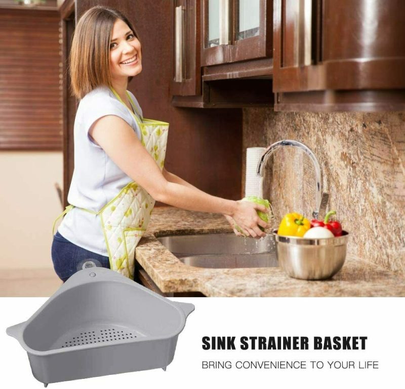 2PC Sink Drain Filter, Sponge Storage, Strainer, Basket And Organizer - Image 8