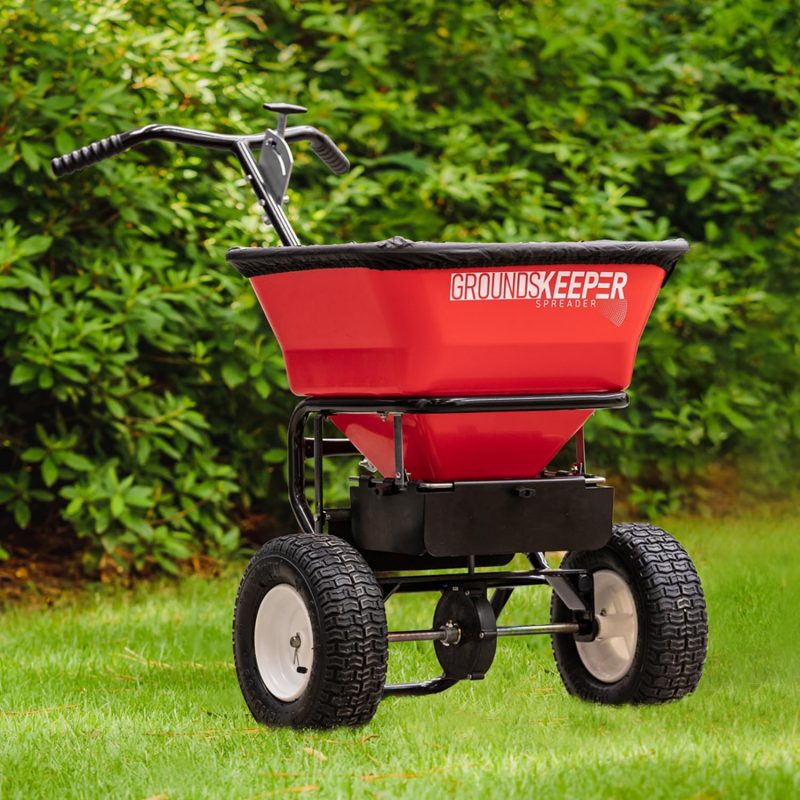 Multi-Purpose Walk Behind Push Spreader 3039632R Grounds Keeper, 100 Pound Capacity, Multi Use Tool for Grass Seed, Salt, De-Icer, Fertilizer and Seeds - Image 13