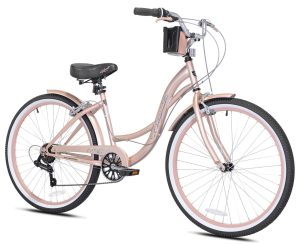 Kent 26 in. Bayside Women's Cruiser Bike, Rose Gold - MadeInUSA