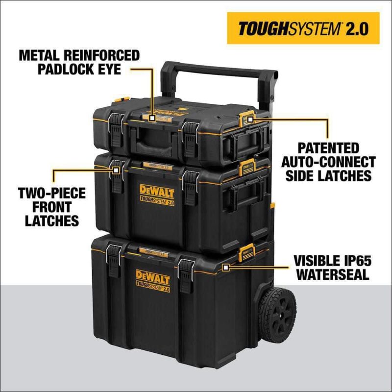 TOUGHSYSTEM 2.0 24 in. Tower Tool Box System (3 Piece Set) DWST60437 - Image 3