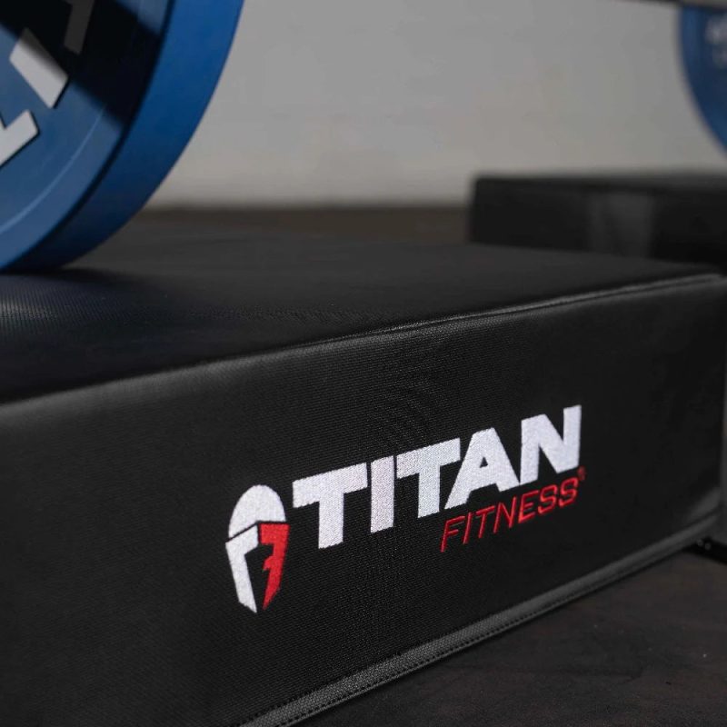Titan Fitness Black Silencer Drop Pad Set, Weightlifting Drop Pads, 6" Crash Cushion Pads - Image 6