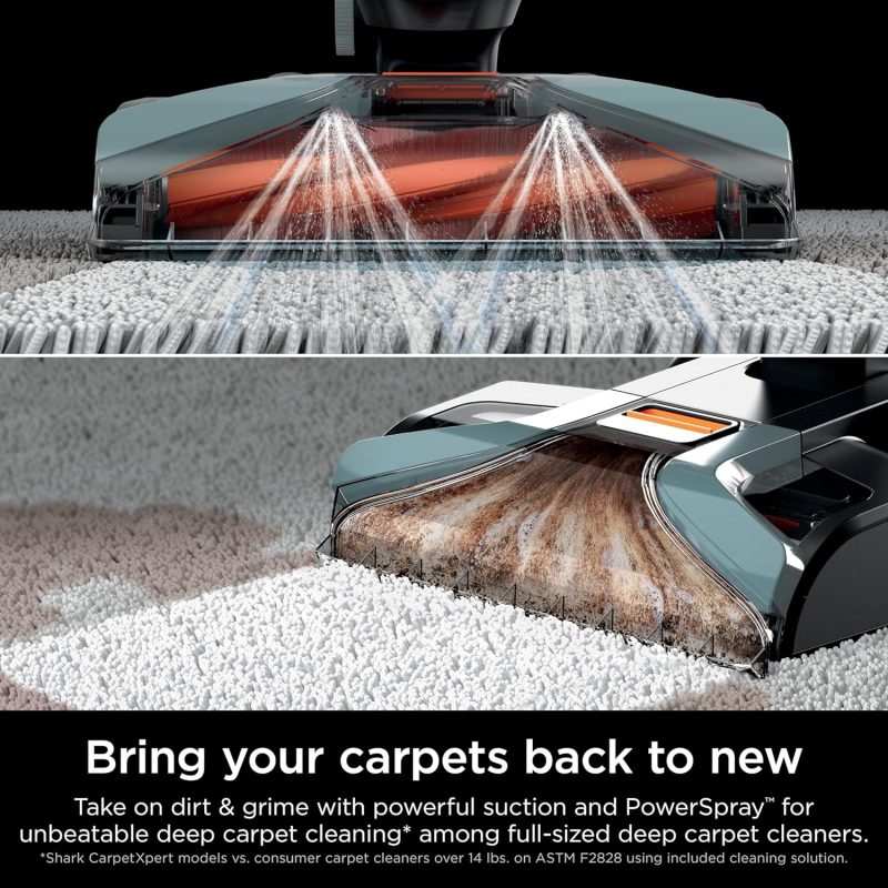 Shark CarpetXpert EX201 Carpet Cleaner, Cyan  C Deep Cleaning with StainStriker, Perfect for Pets, Includes Spot & Stain Remover Tools - Image 19