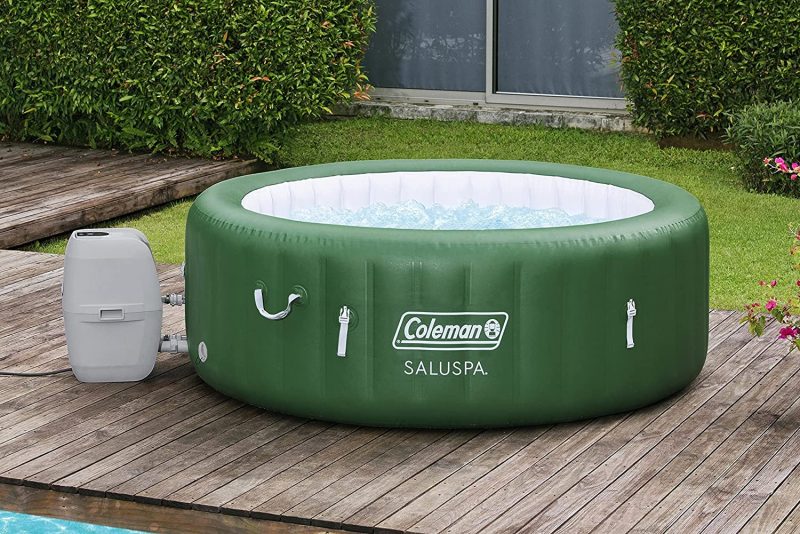 Coleman SaluSpa Tahiti Inflatable Hot Tub Spa, 2-4 Person AirJet Spa – Hot Tub - 图片 24
