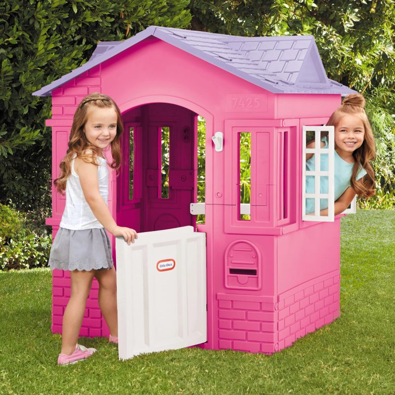 Little Tikes Cape Cottage House, Pink – Pretend Playhouse for Girls Boys Kids 2-8 Years Old - Image 2