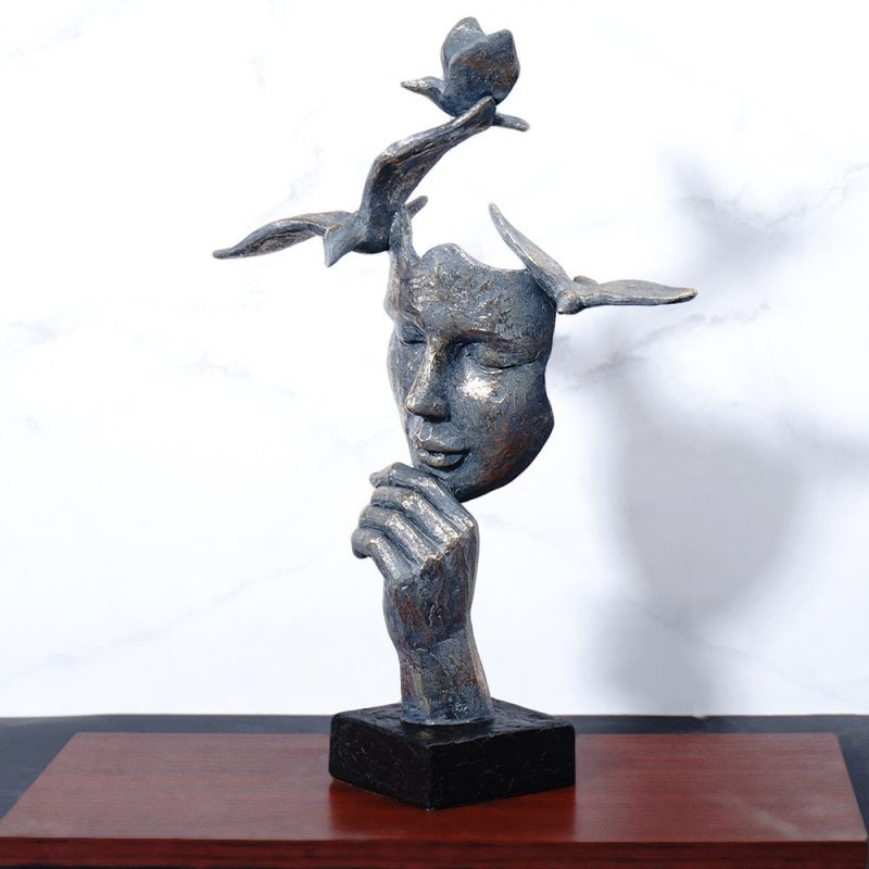 Abstract Retro Thinker Sculpture - Image 2
