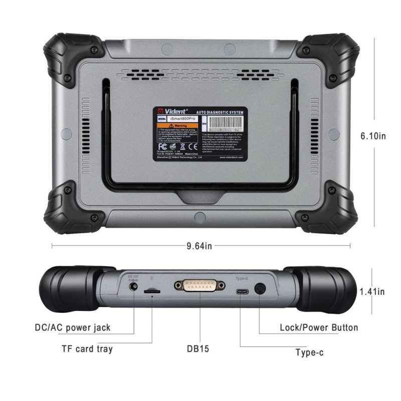 Vident Ismart 800 Pro BT Automotive Scan Tool, Full System Bi-Directional Car Scanner, 40+ Services Bluetooth Version - Image 6