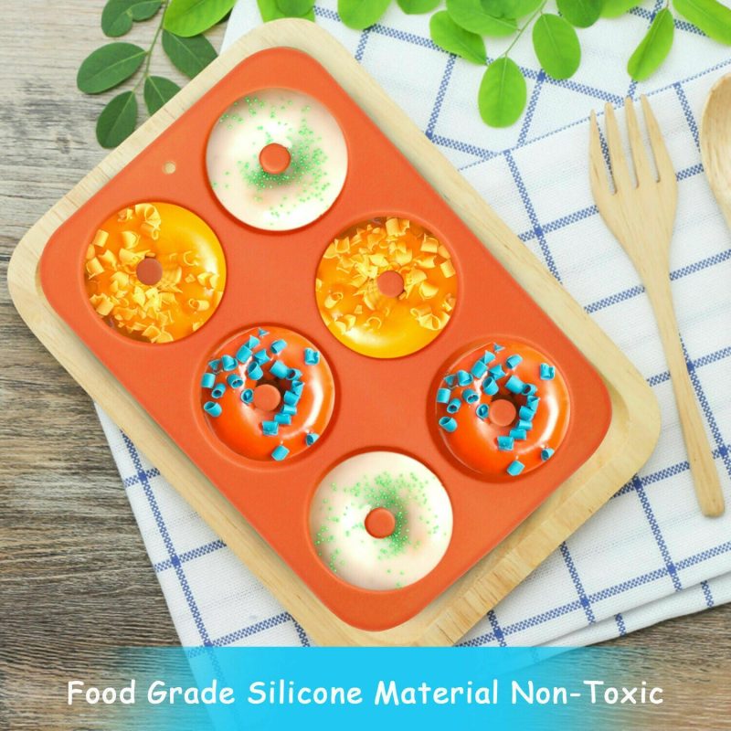 6-Hole Silicone Donut Baking Pan - Image 13