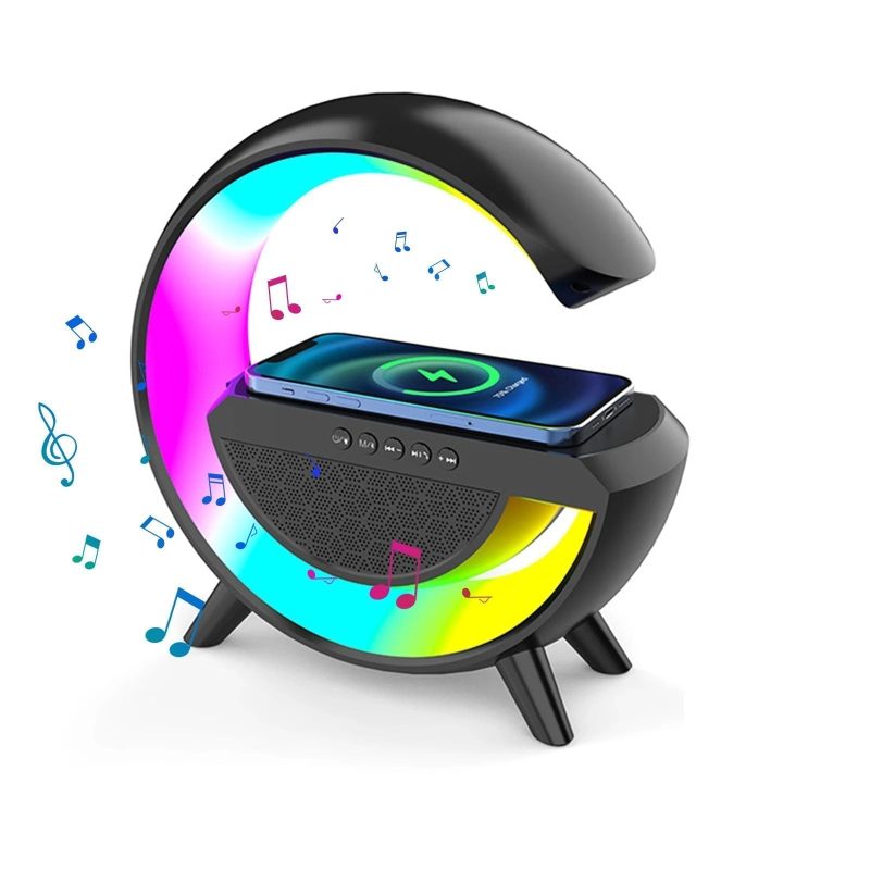 4-in-1 Smart Alarm Clock | Mood Light | Bluetooth Speaker | Wireless Charger - Image 12