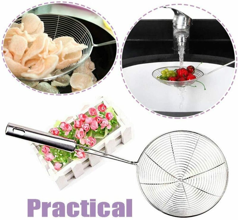 3 Piece Stainless Steel Spider Skimmer - Image 4