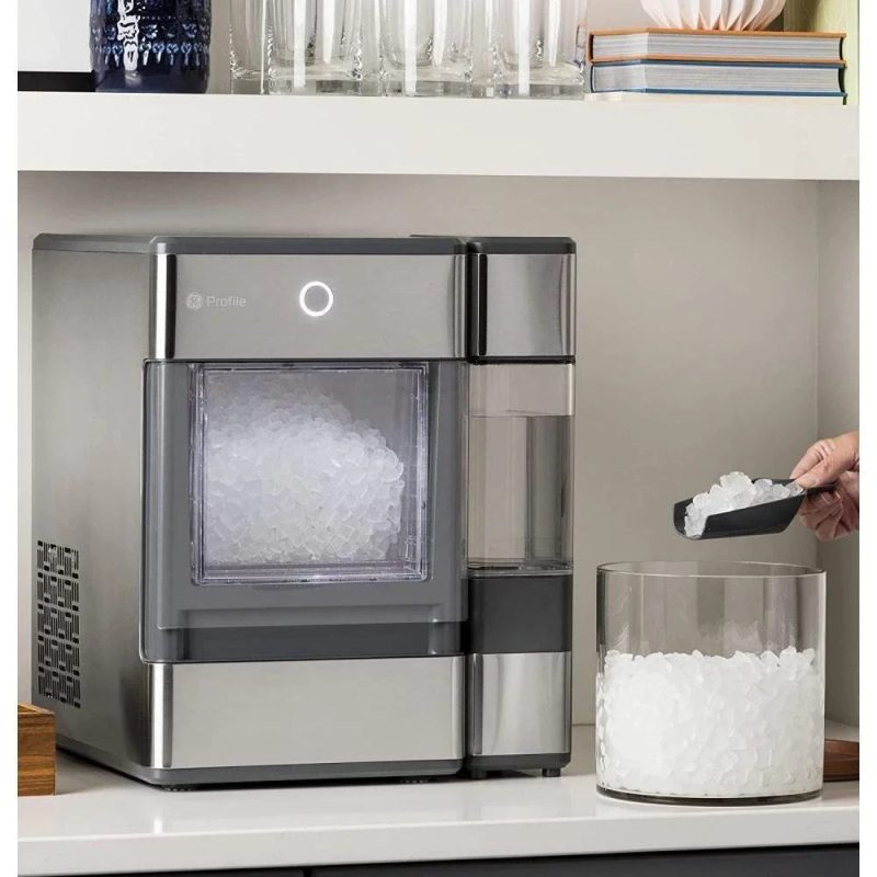 GE Profile Opal Countertop Nugget Ice Maker, Stainless Steel, Bluetooth, Portable, Quick Ice Production - Image 3