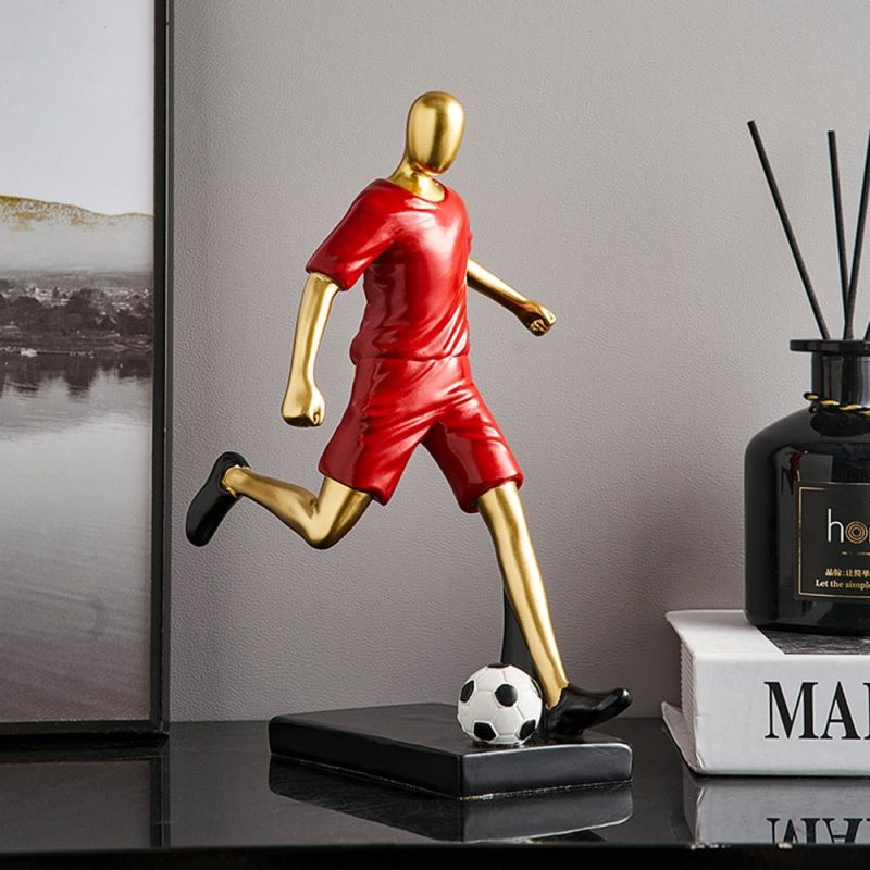 Abstract Football Player Figurine - Image 6