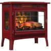 Duraflame 3D 24 W x 23.4 H x 12.9 D 34.1lb Infrared Electric Fireplace Stove - Cream - Image 9