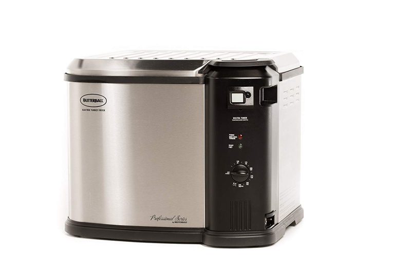 Butterball XL Electric Turkey Fryer, 20 lb Capacity, Analog Controls, 1650W, Easy Clean Oil Drain, Commercial Grade