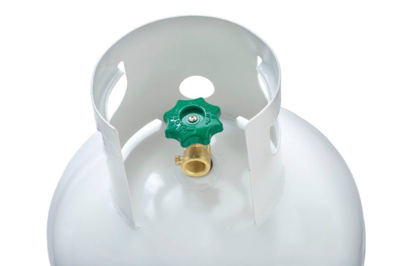 Flame King 100 lb Steel Propane Cylinder with OPD Valve, DOT Approved, Rust-Resistant, for Grills & Heaters - Image 3