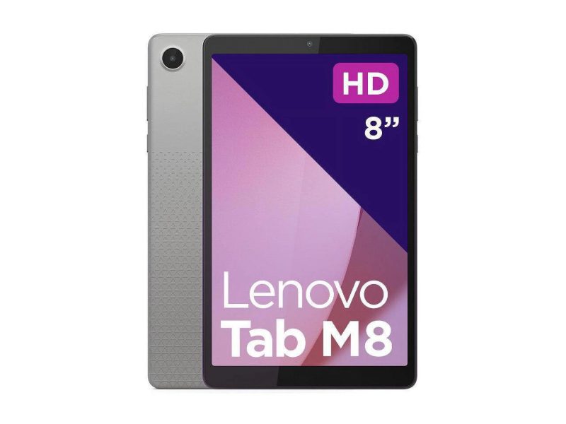 Lenovo Tab M8 (4th Gen) Tablet – 8′′ HD – Cortex A53 Quad-core (4 Core) 2 GHz – 2 GB RAM – 32 GB Storage – Android 12 – Arctic Gray – MediaTek Helio A22 SoC microSD Supported – 1280 x 800 – In-plane...