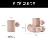 Abstract Ceramic Cloud Mug with Saucer - Image 10