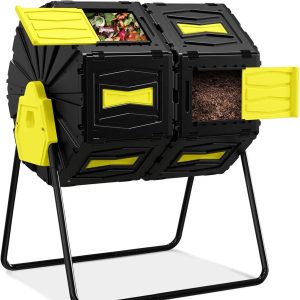 Marcytop Easy Assemble & Efficient Outdoor Compost Bin 45 Gallon