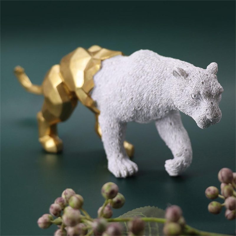 Abstract Geometric Wildlife Sculpture - Image 3