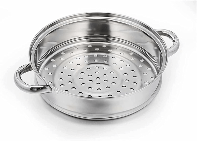 2 Piece Stainless Steel Stack and Steam Pot Set  With Lid - Image 6