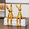 Abstract Bookshelf Rabbit Decor - Image 5