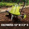 Sun Joe Electric Garden Tiller + Cultivator, 16-inch, 13.5-Amp - Image 4