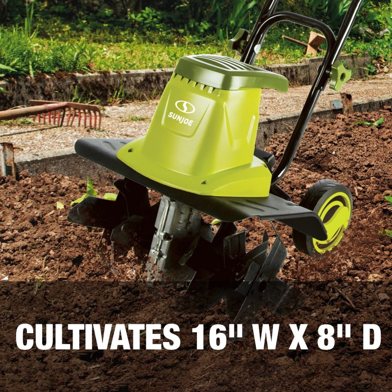 Sun Joe Electric Garden Tiller + Cultivator, 16-inch, 13.5-Amp - Image 4