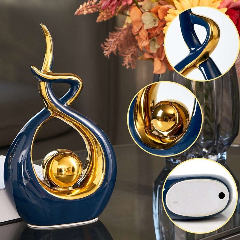 Abstract Ceramic Sculpture – Modern Art Decor for Home, Office, or Desk | Unique Gift Idea - Image 7