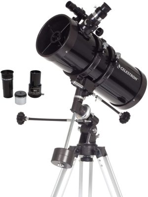 Celestron – PowerSeeker 127EQ Telescope – Compact and Portable – Bonus Astronomy Software Package – 127mm Aperture