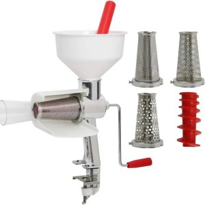 KITCHEN CROP Johnny Applesauce Ketchup Maker Peel Off Produce Food Strainer