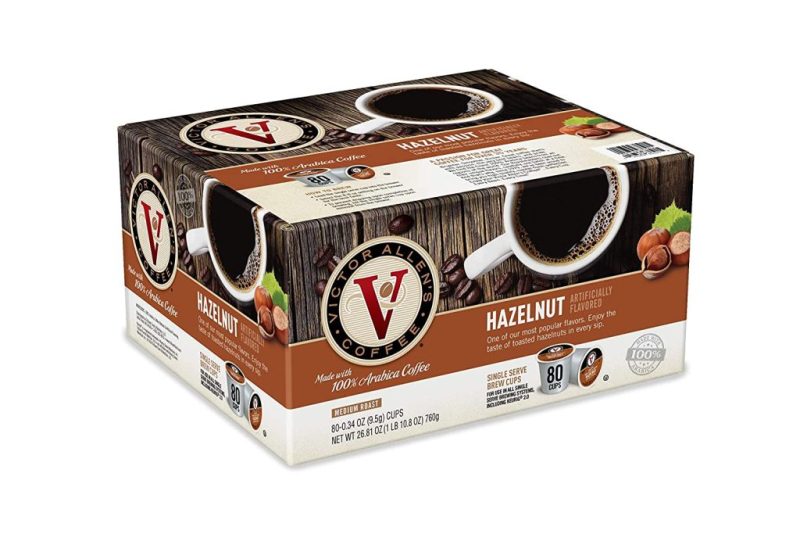 Victor Allen’s Coffee Hazelnut Blend Medium Roast, 80 K-Cup Pods, Flavored Arabica for Keurig Brewers - Image 2