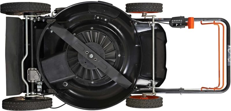 YARDMAX 22 in. 201cc Select PACE 6 Speed CVT High Wheel RWD 3-in-1 Gas Walk Behind Self Propelled Lawn Mower, Black - Image 5
