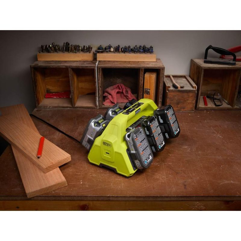 RYOBI ONE+ 18V Super Charger Kit with (2) 1.5 Ah Battery and (2) 4.0 Ah Battery - Image 10