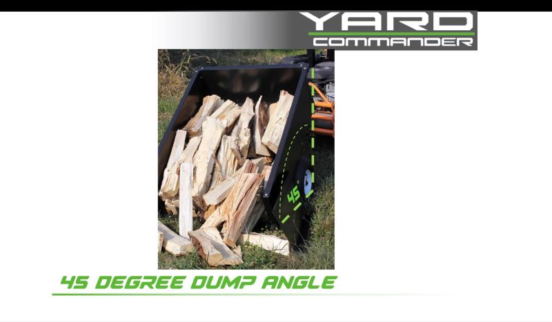 Yard Commander 10 cu.ft. Steel Dump Cart - MadeInUSA - Image 7