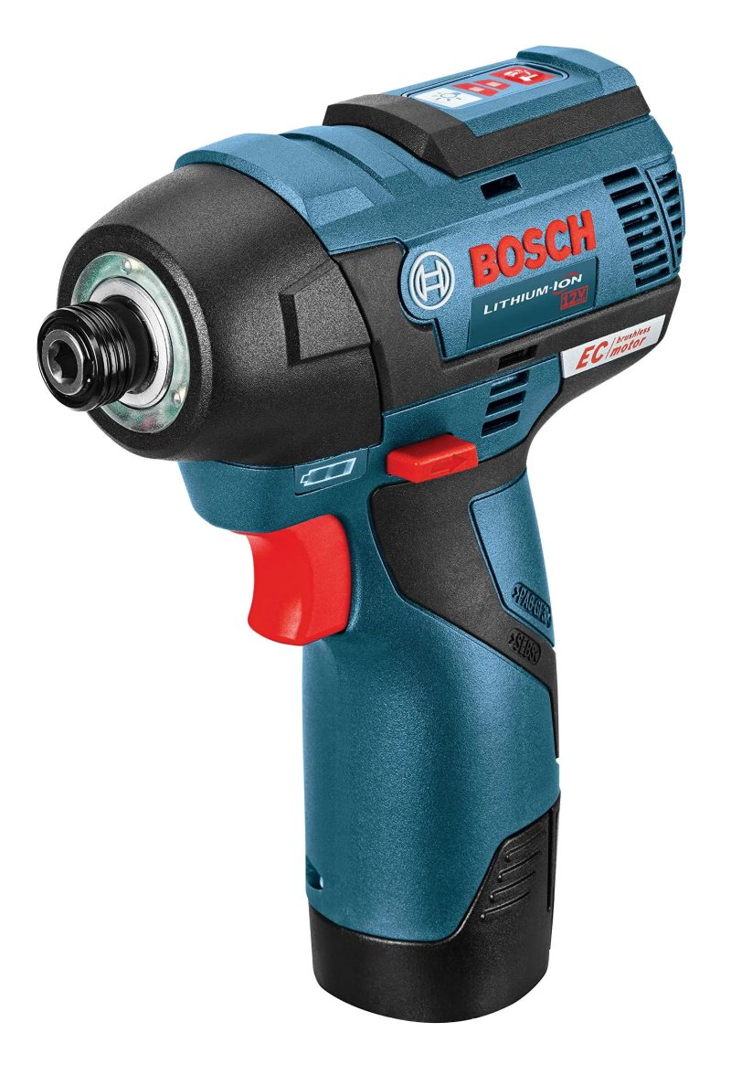 BOSCH CLPK22-120 12V Max Cordless 2-Tool 3/8 in. Drill/Driver and 1/4 in. Impact Driver Combo Kit with 2 Batteries, Charger and Case,Blue - Image 35