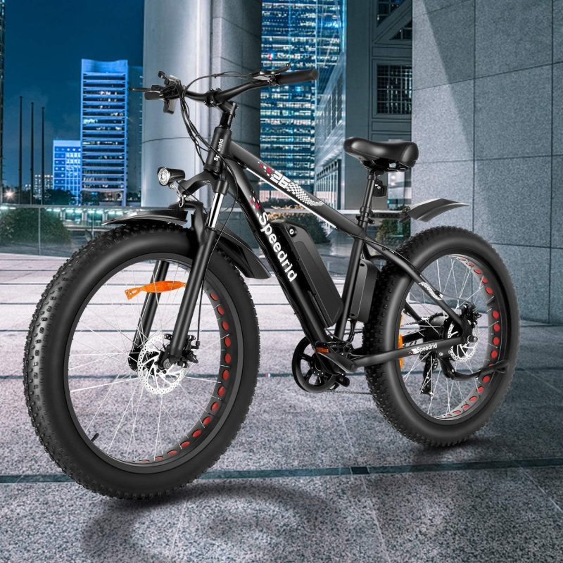 Speedrid Electric Bike 48V 500W Fat Tire Electric Bike Snow Bike 26′′ 4.0, 48V 10Ah Removable Battery and Professional 7 Speed - Image 2