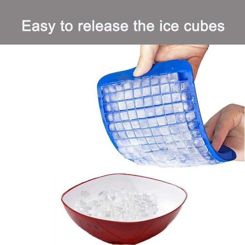 2 Mini Ice Cube Mold Trays- 160 Grids - Image 5