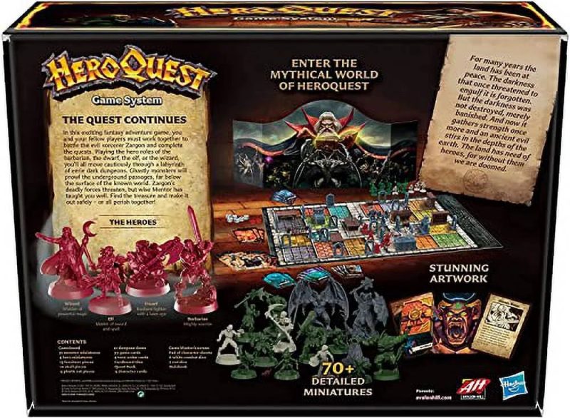 Hasbro Gaming Avalon Hill HeroQuest Game System Tabletop Board Game, Immersive Fantasy Dungeon Crawler Adventure Game for Ages 14 and Up, 2-5 Players - Image 6