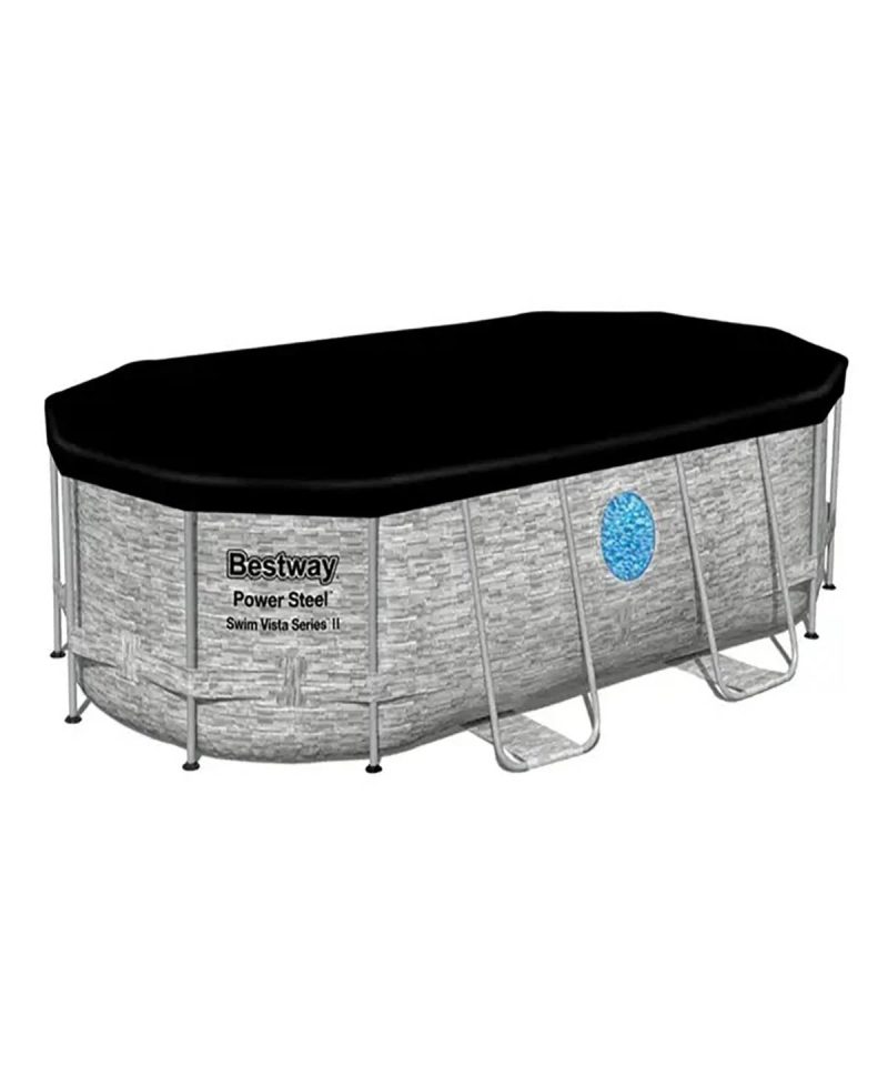 Bestway Power Steel Swim Vista 14' x 8'2" x 39.5" Above Ground Pool Set - MadeInUSA - Image 3