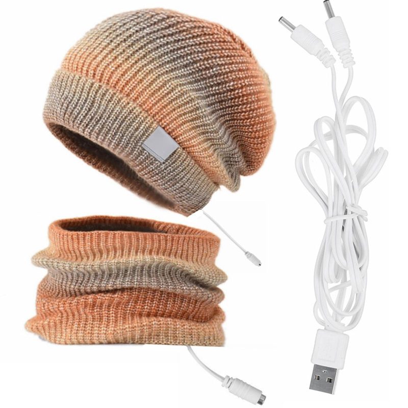 2-in-1 USB Heated Hat and Scarf Winter Set - Image 5