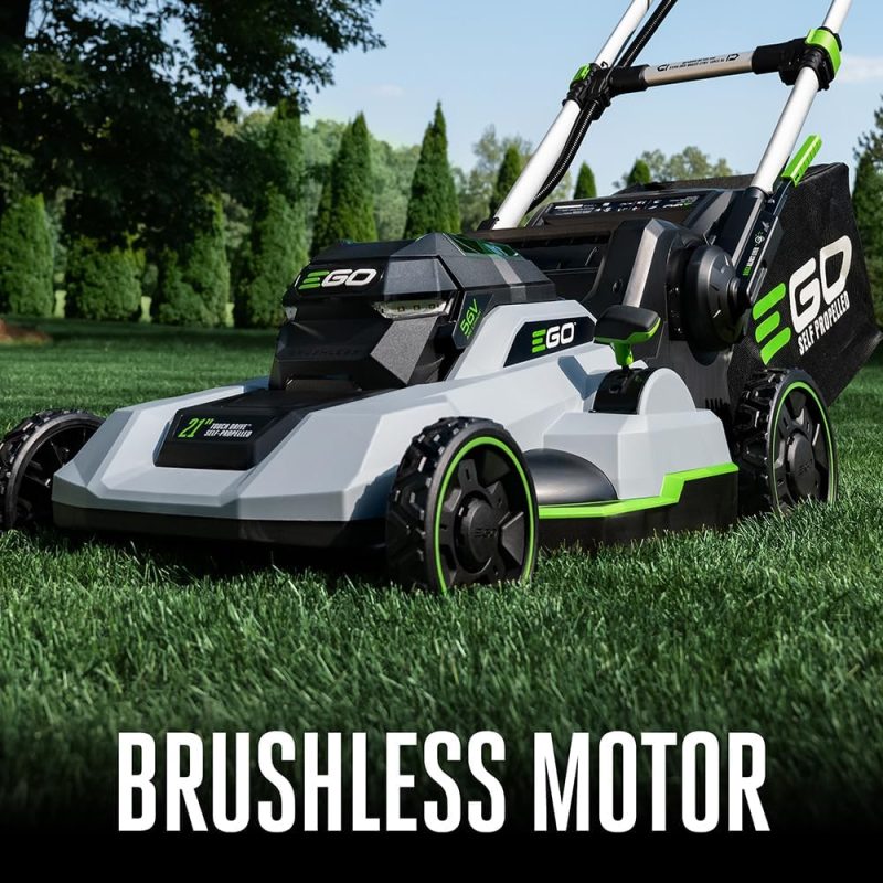 EGO Power+ LM2102SP-A 21-Inch 56-Volt Lithium-ion Self-Propelled Cordless Lawn Mower (2) 4.0Ah Battery and Rapid Charger Included - Image 8
