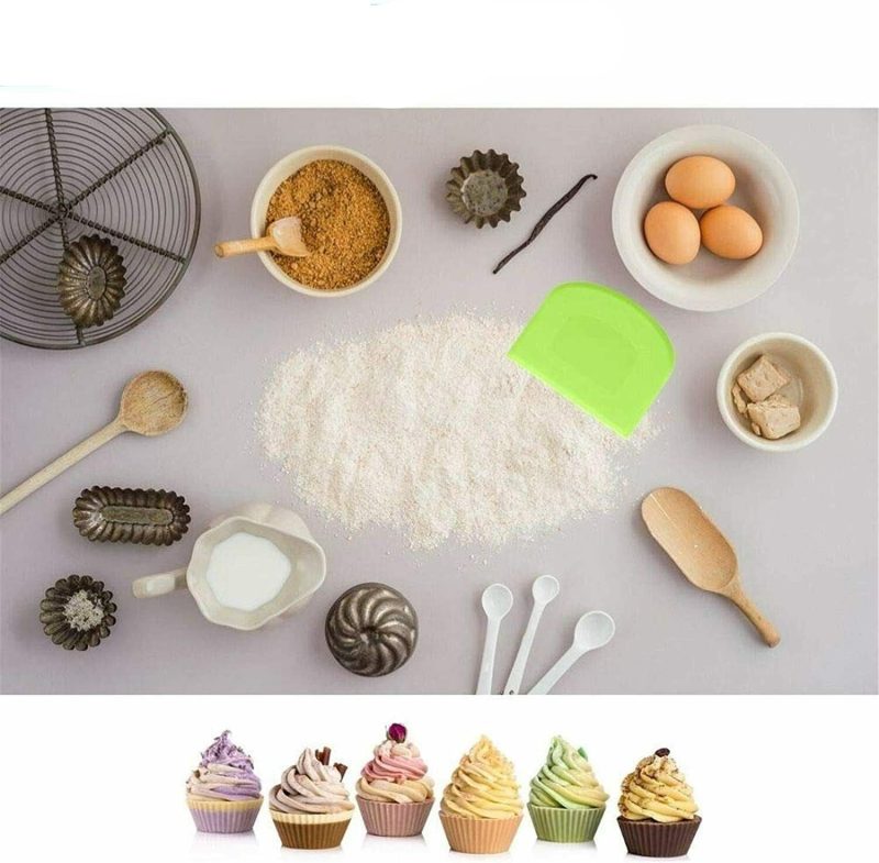 2 PCS Plastic Dough, Bowl,  Bench Scraper - Image 2