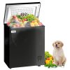 Wanai Chest Freezer, 3.5 Cubic Deep Freezer with Top Open Door and Removable Storage Basket